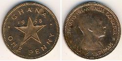 1 Penny Ghana 青铜 