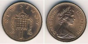 1 Penny United Kingdom (1922-) 青铜 伊丽莎白二世 (1926-2022)