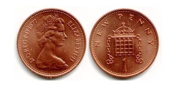 1 Penny United Kingdom (1922-) 青铜 伊丽莎白二世 (1926-2022)