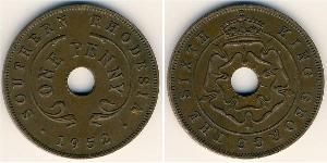 1 Penny 南羅德西亞 青铜 乔治六世 (1895-1952)
