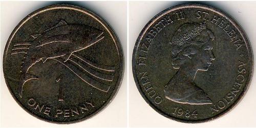 1 Penny 圣赫勒拿岛 青铜 