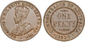 1 Penny 澳大利亚 青铜 乔治五世  (1865-1936)