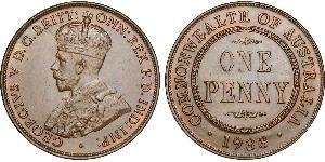 1 Penny 澳大利亚 青铜 乔治五世  (1865-1936)