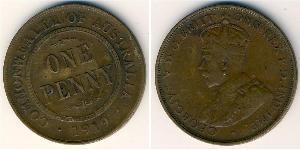 1 Penny 澳大利亚 青铜 乔治五世  (1865-1936)