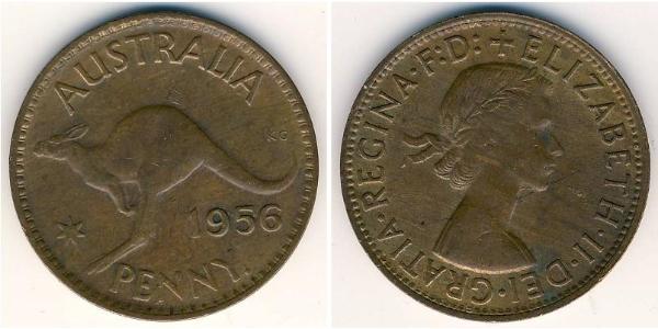 1 Penny 澳大利亚 青铜 伊丽莎白二世 (1926-2022)