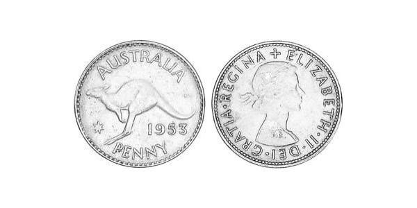 1 Penny 澳大利亚 青铜 伊丽莎白二世 (1926-2022)