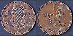 1 Penny 爱尔兰共和国 青铜 