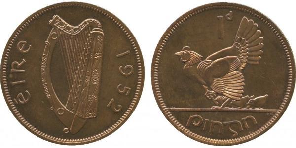 1 Penny 爱尔兰共和国 青铜 
