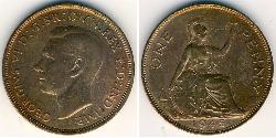 1 Penny 英国 青铜 