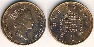 1 Penny 英国 青铜 