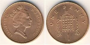 1 Penny 英国 青铜 