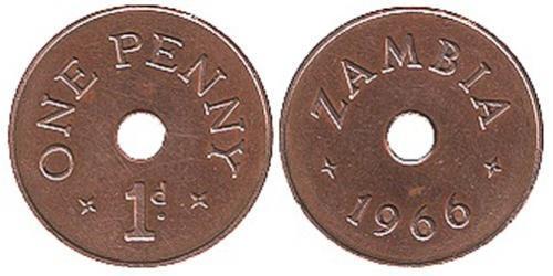 1 Penny 赞比亚 青铜 