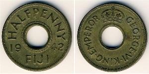 1 Penny Fiji 黃銅 乔治六世 (1895-1952)