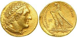 1 Pentadrachm Елліністичний Єгипет (332BC-30BC) Золото Птолемей II Філадельф(309BC-246BC)