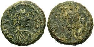 1 Pentanummium Imperio bizantino (330-1453) Bronce Justino I (450-527)