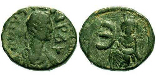 1 Pentanummium Byzantine Empire (330-1453) Bronze Justin I (450-527)