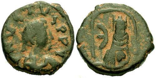 1 Pentanummium Byzantinisches Reich (330-1453) Bronze Justin I (450-527)