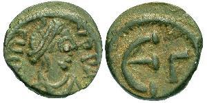 1 Pentanummium Impero bizantino (330-1453) Bronzo Giustino I (450-527)