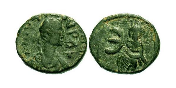 1 Pentanummium Impero bizantino (330-1453) Bronzo Giustino I (450-527)