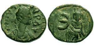 1 Pentanummium 拜占庭帝国 青铜 查士丁一世