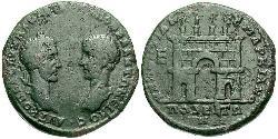 1 Pentassarion Römische Kaiserzeit (27BC-395) Bronze Macrinus  (165-218)