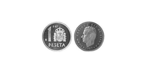 1 Peseta Regno di Spagna (1976 - ) Alluminio Juan Carlos I (1938 - )
