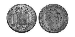 1 Peseta Espagne franquiste (1936 - 1975) Bronze/Aluminium Francisco Franco(1892 – 1975)