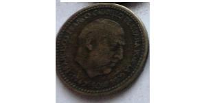 1 Peseta Francoist Spain (1936 - 1975) Copper 