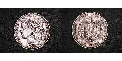 1 Peseta Perú Plata 