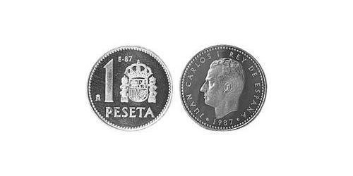 1 Peseta 西班牙 铝 胡安·卡洛斯一世 (1938 - )