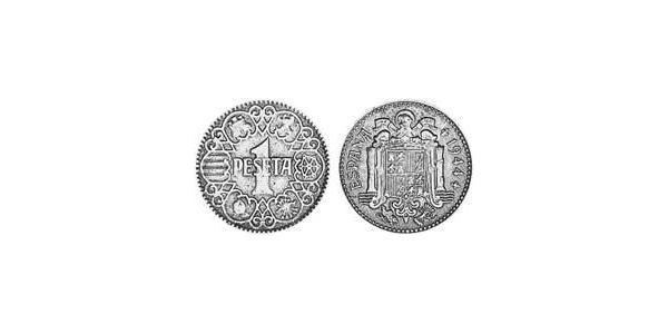 1 Peseta 佛朗哥时期 (1936 - 1975) 青铜/铝 