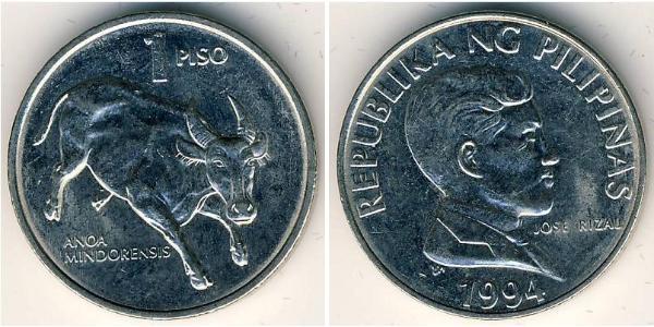1 Peso Filippine Acciaio inossidabile 
