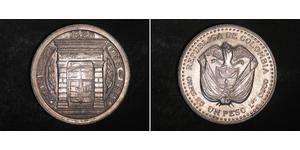 1 Peso Colombie Argent 