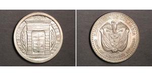 1 Peso Colombie Argent 