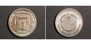 1 Peso Colombie Argent 