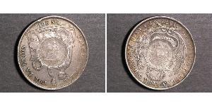 1 Peso Guatemala Argent 