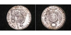 1 Peso Guatemala Argent 