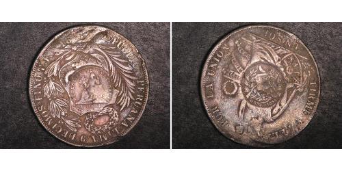 1 Peso Guatemala Argent 