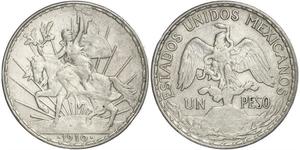 1 Peso Mexique (1867 - ) Argent 