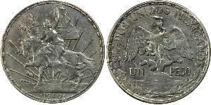 1 Peso Mexique (1867 - ) Argent 