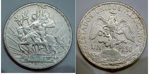1 Peso Mexique (1867 - ) Argent 