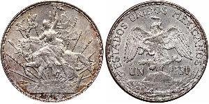 1 Peso Mexique (1867 - ) Argent 
