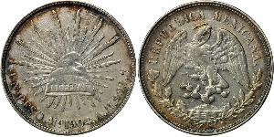 1 Peso Mexique (1867 - ) Argent 