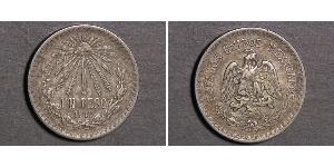 1 Peso Mexique (1867 - ) Argent 