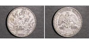 1 Peso Mexique (1867 - ) Argent 