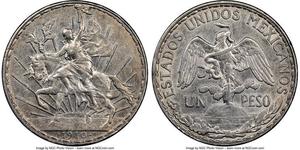 1 Peso Mexique (1867 - ) Argent 