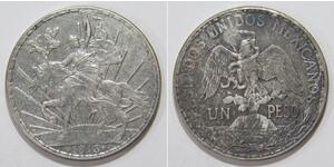 1 Peso Mexique (1867 - ) Argent 