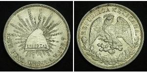 1 Peso Mexique (1867 - ) Argent 