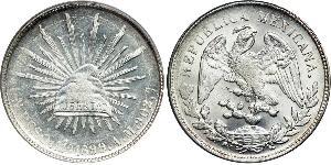1 Peso Mexique (1867 - ) Argent 