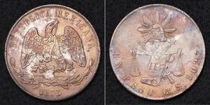 1 Peso Mexique (1867 - ) Argent 